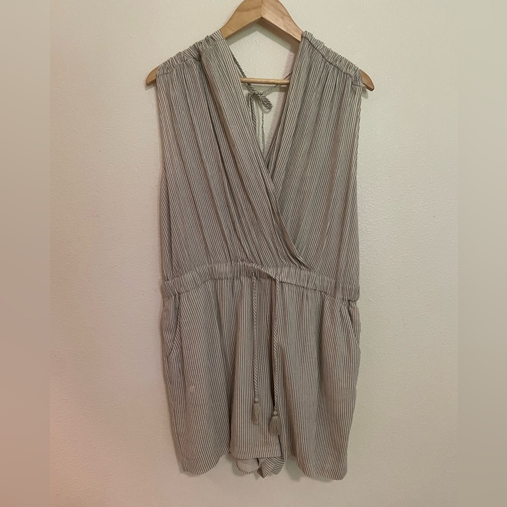 Lucky Brand Striped Romper XL